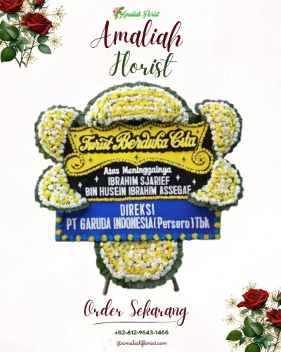 Papan Bunga Duka di Lebaksiu Kidul