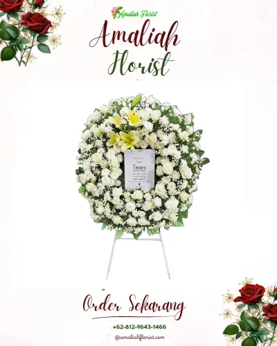 Krans Bunga Duka Cita di Lebaksiu Kidul